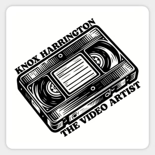 Knox Harrington The Video Artist Funny The Dude Lebowski Maude's Friend Logo Sticker